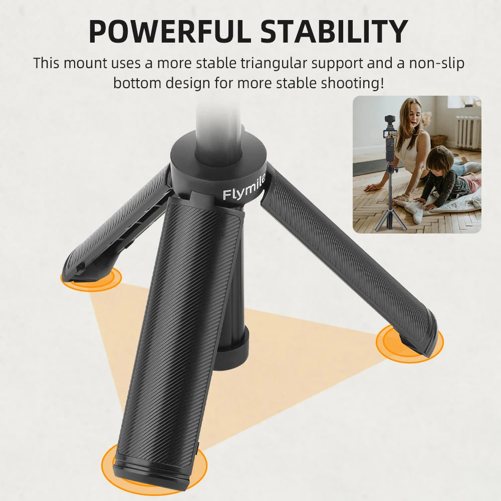 Selfie Stick Tripod For DJI Action 5 Pro 4/Osmo 360/Pocket 3/Insta360 Ace Pro 2,Camera Live Streaming Photography Accessories