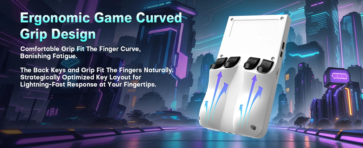 Retro Handheld Game Console Linux System 4.0 Inch IPS Screen Open Source R36MAX Portable Video Player