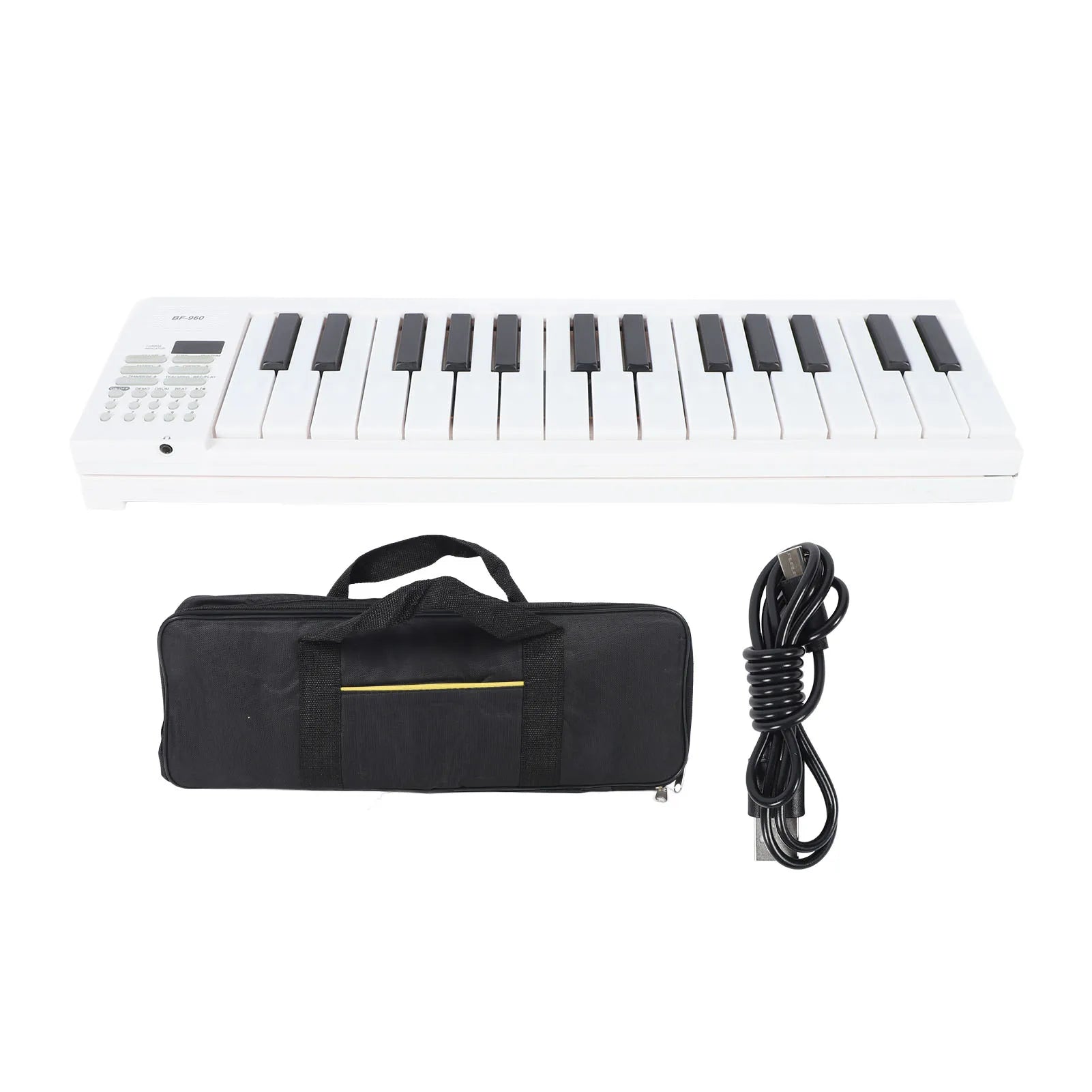 61 Key Foldable Piano Keyboard 61 Key Foldable Piano Portable Keyboard Folding Electronic Instrument  with Recording Playback