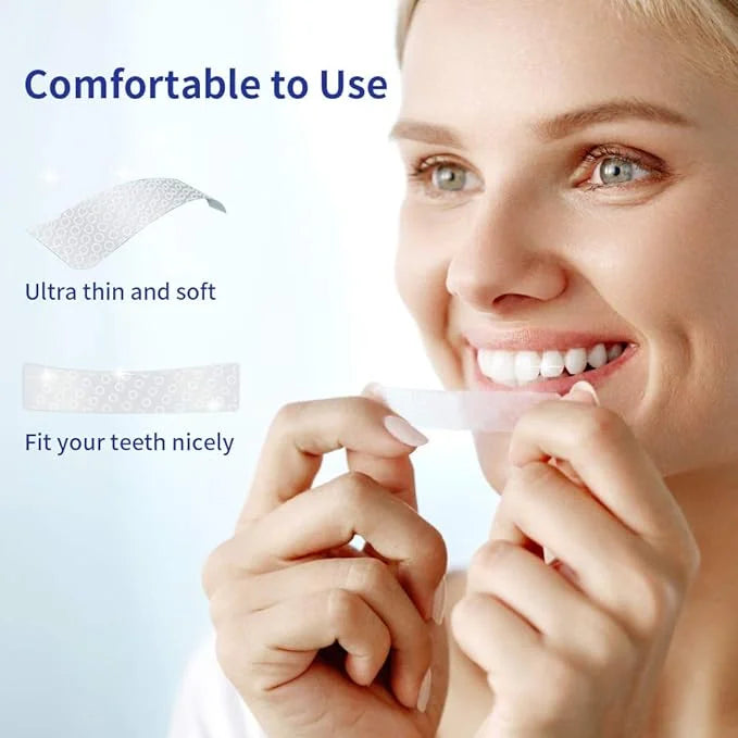 5D Teeth Whitening Strips Gel Remove Plaque Stains Cleaning Oral Hygiene Bleaching Dental Tools Fresh Breath Brighten Tooth Care