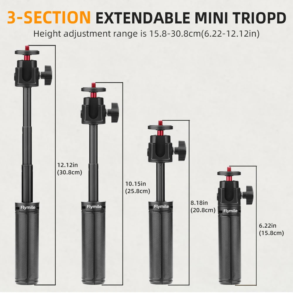 Selfie Stick Tripod For DJI Action 5 Pro 4/Osmo 360/Pocket 3/Insta360 Ace Pro 2,Camera Live Streaming Photography Accessories