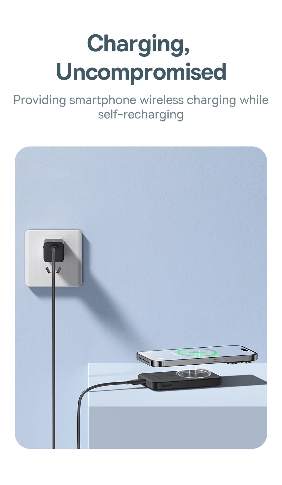 Baseus Magnetic Power Bank Wireless External Battery For Magsafe Powerbank Portable Charger For iphone 15 14 13 12 Mini Pro Max