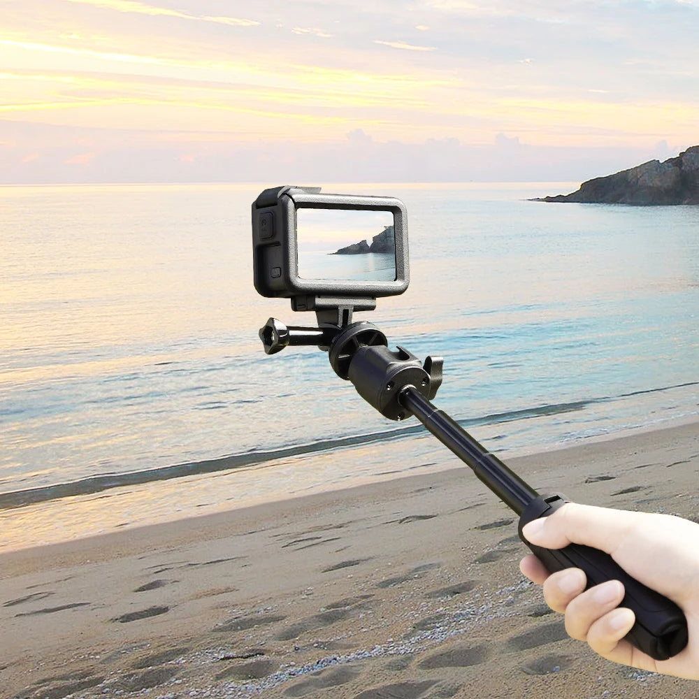 Selfie Stick Tripod For DJI Action 5 Pro 4/Osmo 360/Pocket 3/Insta360 Ace Pro 2,Camera Live Streaming Photography Accessories