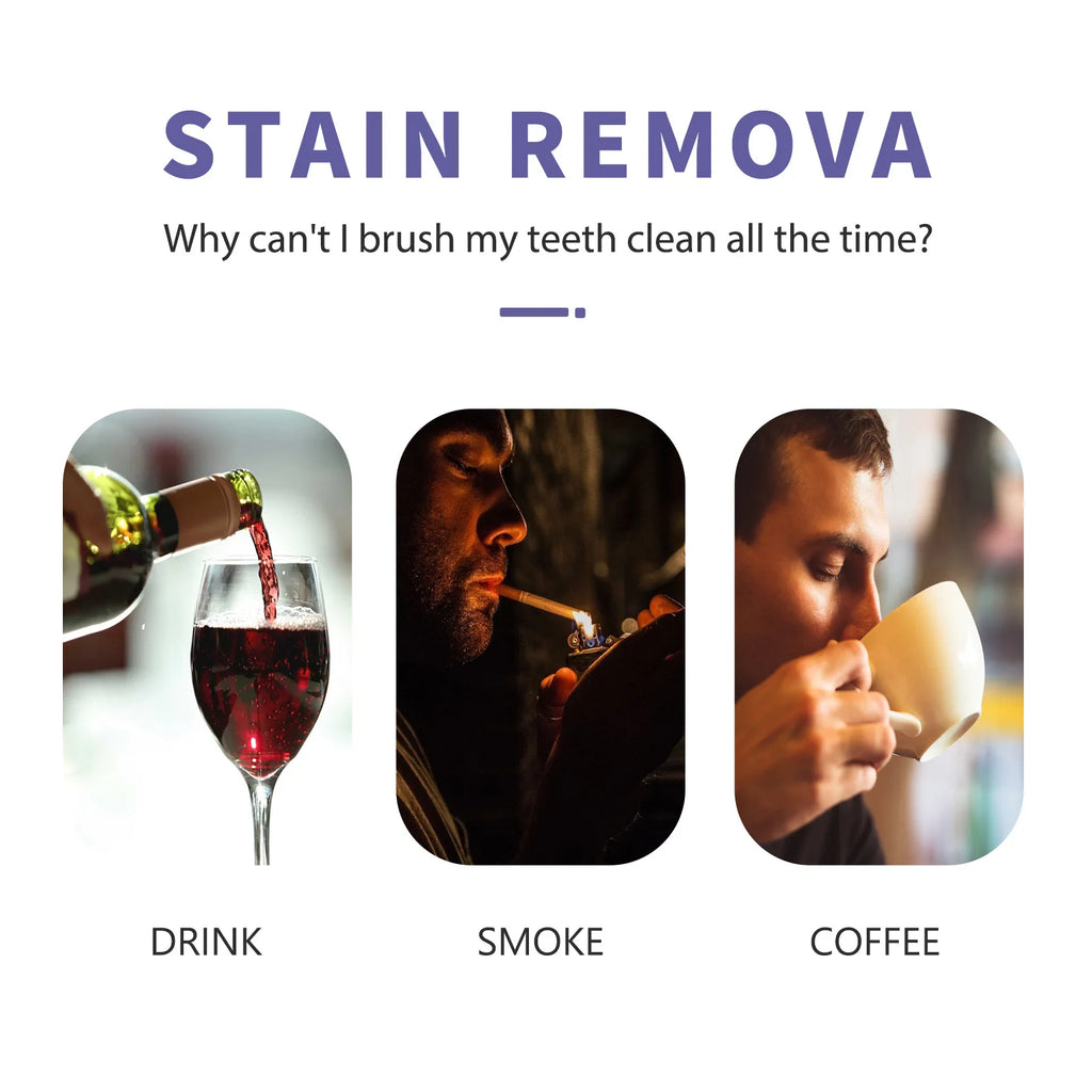 5D Teeth Whitening Strips Gel Remove Plaque Stains Cleaning Oral Hygiene Bleaching Dental Tools Fresh Breath Brighten Tooth Care