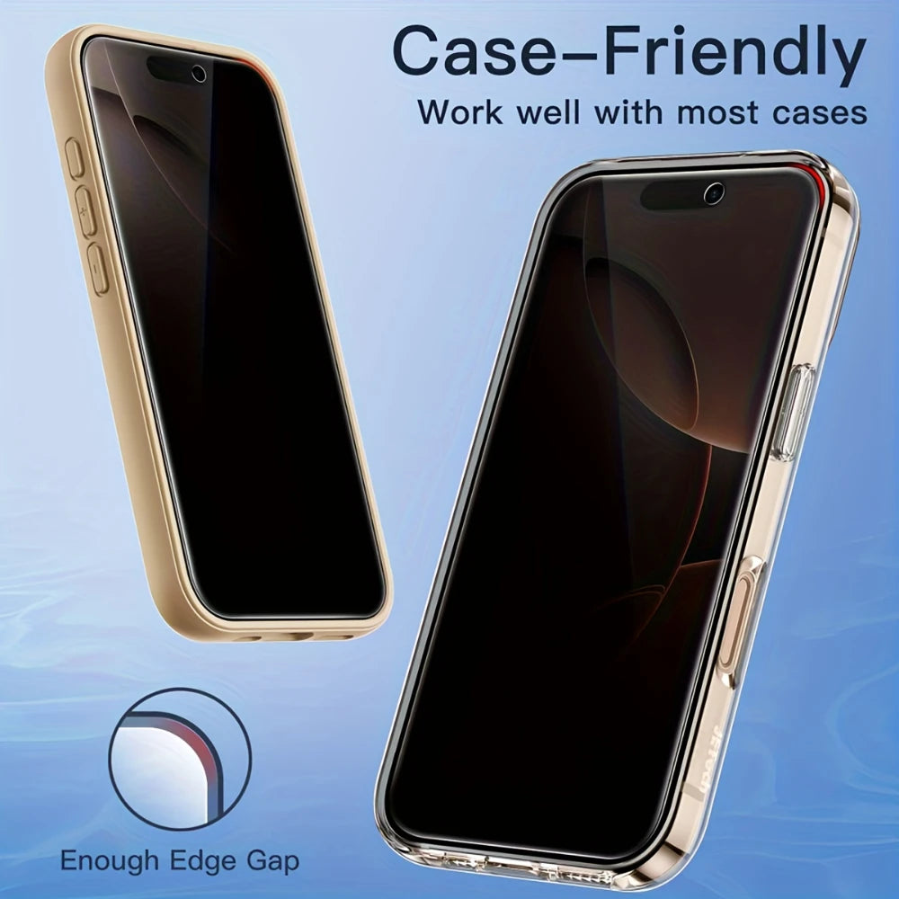 4Pcs Complete Coverage Tempered Glass Screen Protectors Designed For Various For iPhone 17 16 15 14 13 12 11Pro MAX Phone