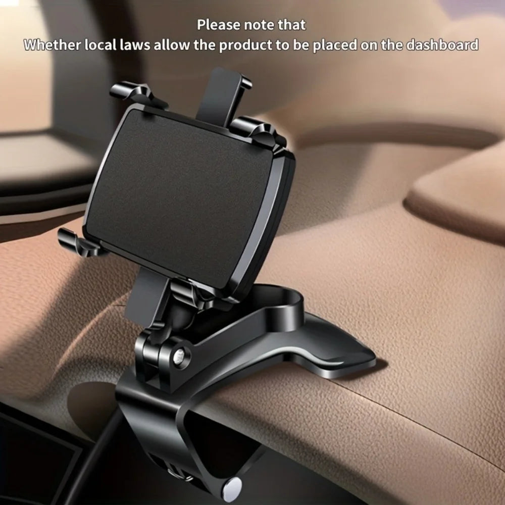 Universal Car Dashboard Phone Holder 360° Rotation Smartphone Car Stand For iPhone Samsung Portable GPS Navigation Holder
