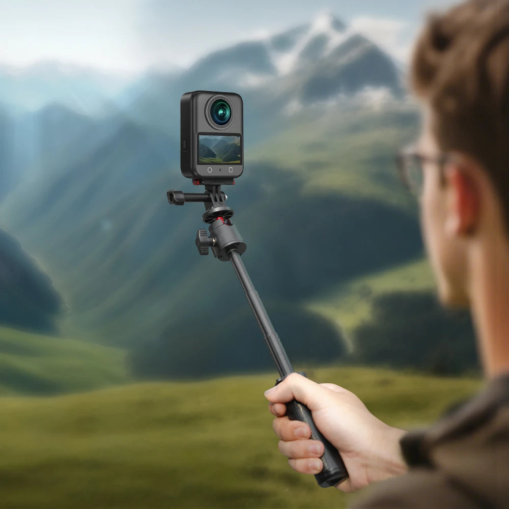 Selfie Stick Tripod For DJI Action 5 Pro 4/Osmo 360/Pocket 3/Insta360 Ace Pro 2,Camera Live Streaming Photography Accessories
