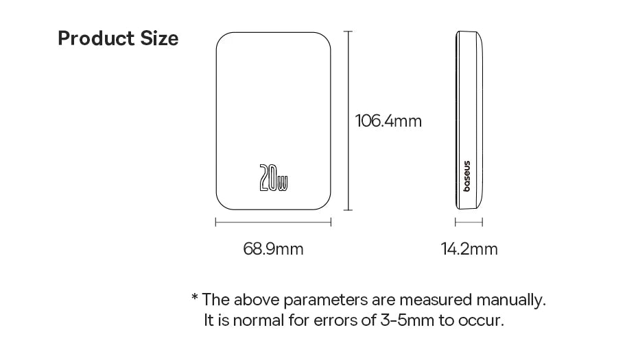 Baseus Magnetic Power Bank Wireless External Battery For Magsafe Powerbank Portable Charger For iphone 15 14 13 12 Mini Pro Max