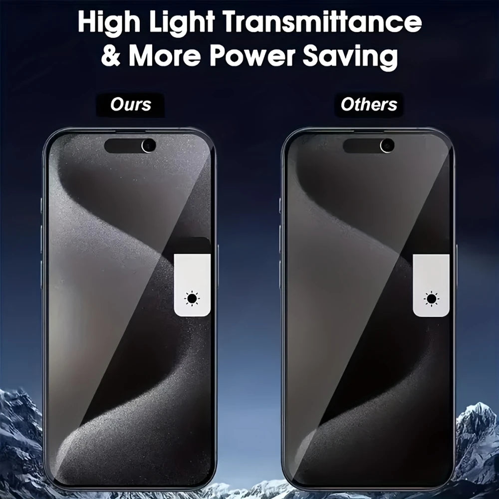 4Pcs Complete Coverage Tempered Glass Screen Protectors Designed For Various For iPhone 17 16 15 14 13 12 11Pro MAX Phone
