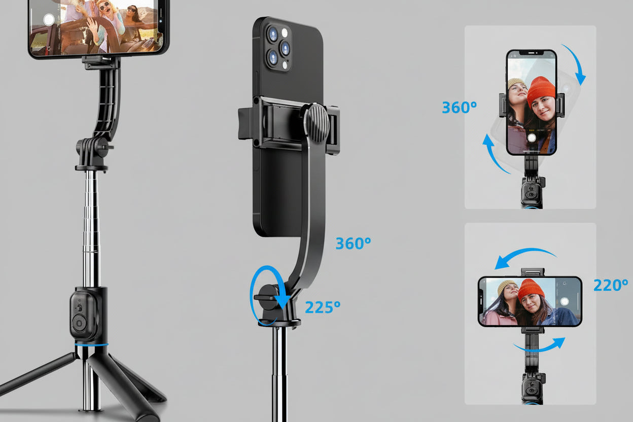 Selfie Stick with Tripod Stand and Remote, 42" Extendable Selfie Stick for iPhone 15 14 13 12 Pro Max Android Galaxy S23 S22