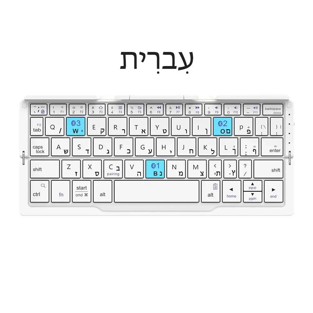 Mini Wireless Foldable Keyboard Supports 3 Devices With Stand Charging Wireless Bluetooth Keyboard Multilingual Ipad Keyboard